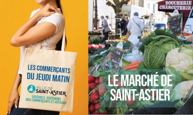 Presentation-commerçants-exposant-marche-jeudi-st-astier